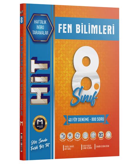 Sınıf Fen ve Teknolıoji Deneme Sınavı 8.