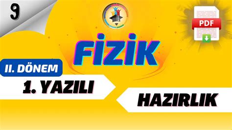 Sınıf Fizik 2.