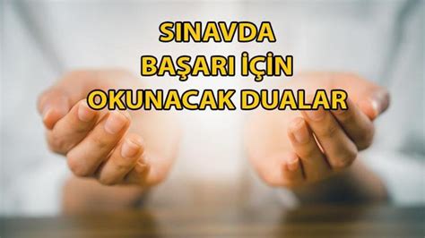 Sınav duası en etkili: Sınav kazanmak için okunacak .