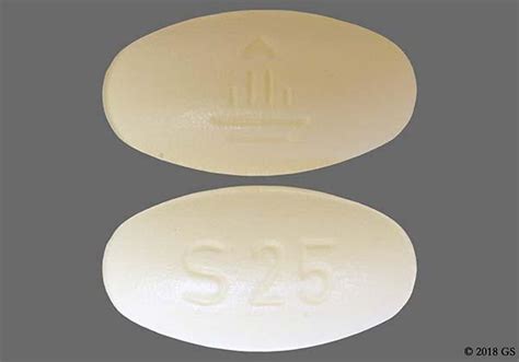S 25 oval pill. Pill Imprint GG 256. This white elliptical / oval pill with imprint GG 256 on it has been identified as: Alprazolam 0.25 mg. This medicine is known as alprazolam. It is available as a prescription only medicine and is commonly used for Anxiety, Borderline Personality Disorder, Depression, Dysautonomia, Panic Disorder, Tinnitus. 1 / 8. 