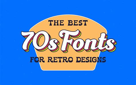 S 70s fonts - retro, groovy, boho, bubbly, shadow - muktibox.com