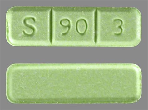 Pill Identifier results for "90". Search by imprint, shape, color or drug name. ... S 90 3 Color Green Shape Rectangle View details. 1 / 4. EP 905 1. Previous Next .... 