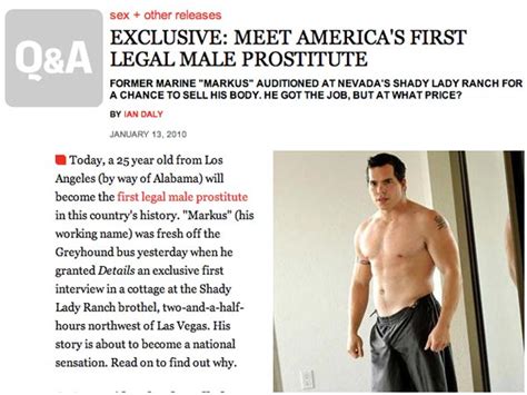 S First Legal Male Prostitute