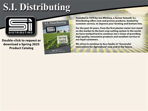 S.I. Distributing Inc....: S.I. Distributing - Successful Agricultural ... - balustradellc