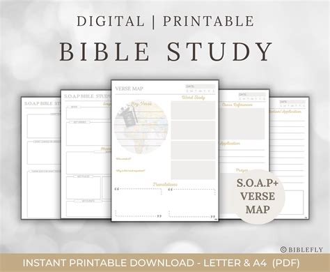 S.O.A.P Scripture Study Rock Paper Scriptures Bible study template