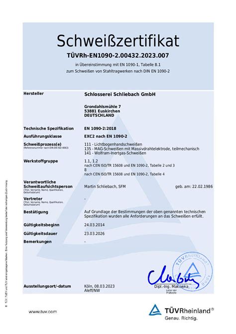 S1000-007 Zertifizierung