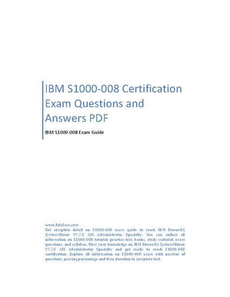 S1000-008 Exam