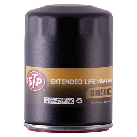 STP Extended Life Oil Filter S10590XL $ 9. 99. Part # S10590XL. SKU # 663658. Check if this fits your 2008 Ford Escape. Free In-Store Pick Up. SELECT STORE. Home Delivery. Standard Delivery. Estimated Delivery Oct. 13. Add TO CART. Notes: MEX region. PRICE: 9.99Burst Pressure: 256PSIOuter Diameter Bottom: 2.93in. 