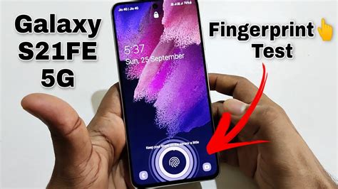 S21 fe fingerprint sensor.  However, one To add Fingerprint security on your Samsung...