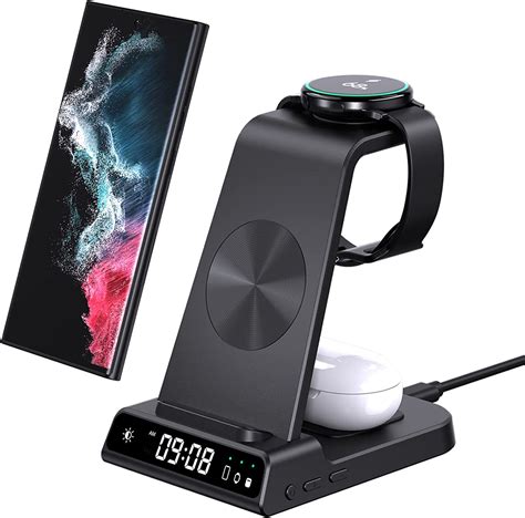 S23 ultra charger. Buy Wireless Charger for Samsung Devices, 4 in 1 Samsung Charging Station for Galaxy S24 Ultra/S24/S24+/S23 Ultra/Z Fold5/Z Flip, Galaxy Watch Charger for Galaxy Watch 6/6 Classic/5/5 Pro/4, Galaxy Buds 2: Charging Stations - Amazon.com FREE DELIVERY possible on eligible purchases 