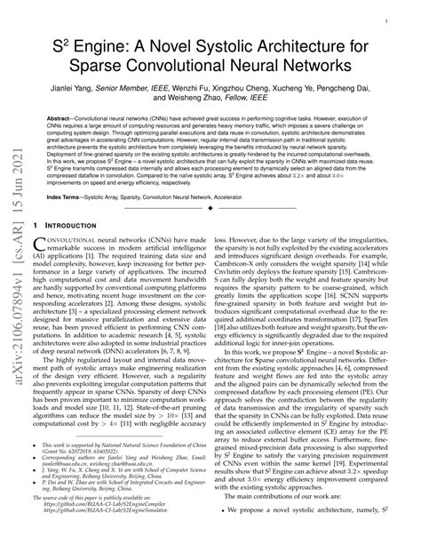 S2Engine: A Novel Systolic Architecture for Sparse ... - ResearchGate