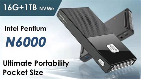 S3 Intel N6000 Silent Ultra-thin Pocket Size MiniPC - Dingdian PC