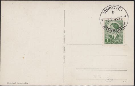 S3401-JUGOSLAVIA, LAPOVO CANCELLATION POSTCARD, …