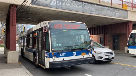 S79 Bus Select Service commute between Eltingville, Staten Island and Bay Ridge, Brooklyn in New York.. 
