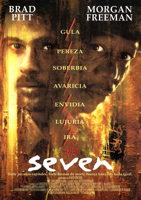 S7even movie. Seven is a psychological thriller released in 1995. The movie sets the atmosphere for a horrific and interesting story about desire and sin. The film was produced by David Fincher and features Brad Pitt and Morgan Freeman as two detectives handed with investigating a number of deaths that appear to be … 