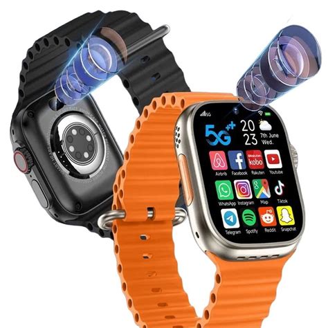 25% OFF For New Users! - Buy S9 Ultra 5G Smart Watch 2.08 inch Waterdrop Display Dual Camera Calling Feature Google Playstore Youtube Facebook Messenger Tiktok IMO Wifi RAM 1GB ROM 16GB Android 9 1000mAh Battery Smartwatch for Men and Women at lowest prices in Bangladesh..
