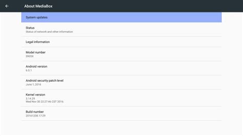 S905x custom firmware.  I just need to modify this settings key (Developer Tools -> ...