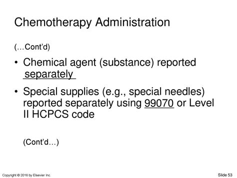 S9330 - HCPCS Code for Hit cont chem diem