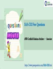 SAA-C02 Answers Free
