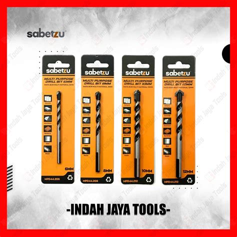 Sabetzu Multi Purpose Drill Bits 6 8 10 12 Mm - Mata Bor Granit Besi ... - balustradellc