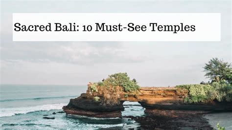 Sacred Temples in Bali That You Must See - authentic … - balustradellc