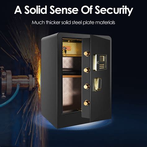 Safe Box - 3.5 cu.ft Single Door Steel Safe with Key & Password Lock ... - balustradellc