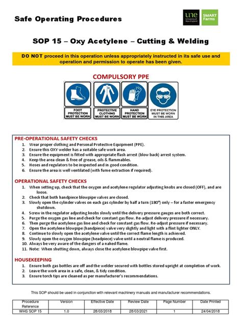 Safe Operating Procedures for Welding and Cutting - balustradellc
