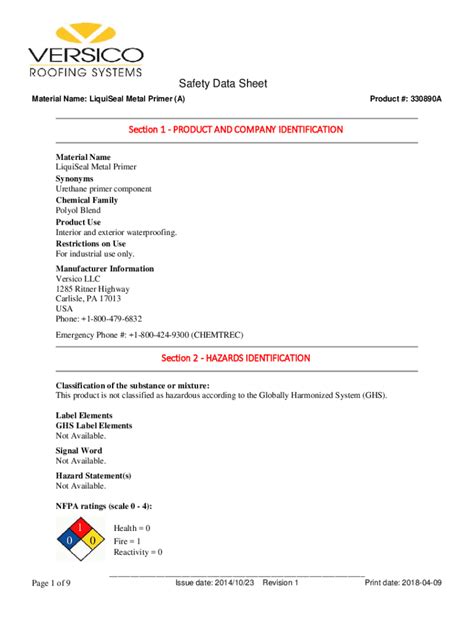 SAFE USE INSTRUCTION SHEET - BuildSite