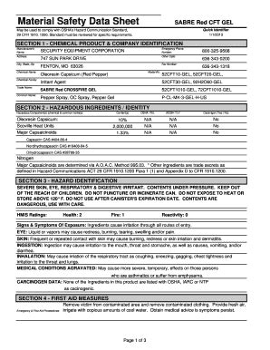 SAFETY DATA SHEET - Rothco