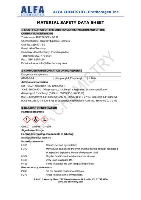 SAFETY DATA SHEET - alfa.com