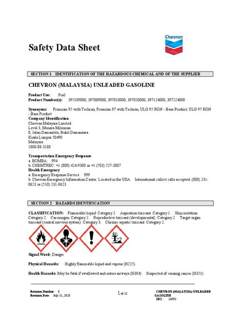 SAFETY DATA SHEET DESCO - Sevron