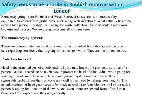 Safety Gear and equipment necessary in Waste Collection - raincitystudios.com
