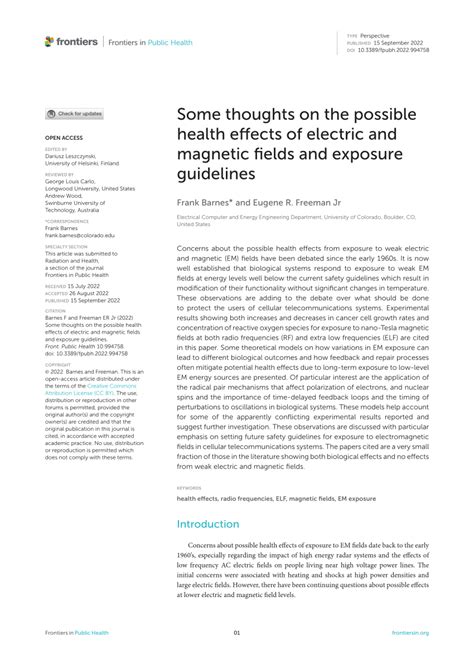 Safety Guidelines for Electric and Magnetic Fields 2022 - wintechmobiles.com