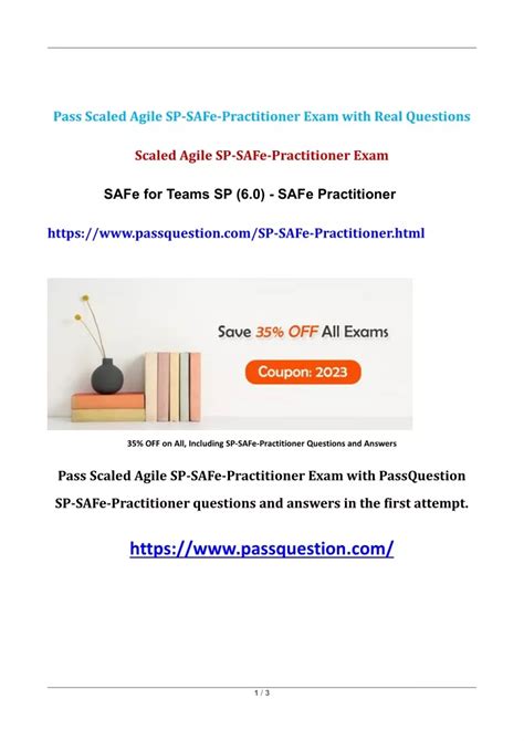 SAFe-Practitioner Exam Fragen