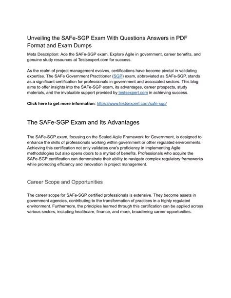 SAFe-SGP PDF