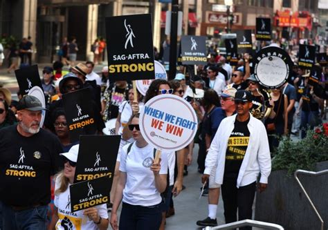 SAG-AFTRA march and rally on Labor Day