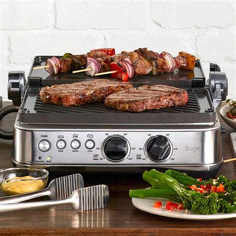 SAGE BBQ & Press SGR700BSS Grill - Brushed Stainless Steel