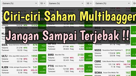 Saham Multibagger: Pengertian, Ciri-Ciri dan Contohnya - balustradellc