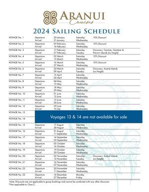 Sailing Schedule - C P World Group - balustradellc