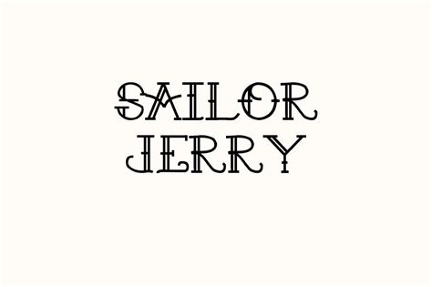 Sailor Jerry Font Free Download - Dafont Family - muktibox.com