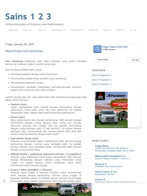 Sains 1 2 3: Berat & Jisim - Cikgu Naza - balustradellc