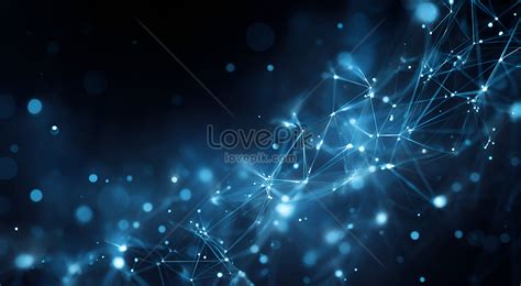 Sains dan teknologi efek cahaya biru, teknologi internet, efek cahaya ... - balustradellc