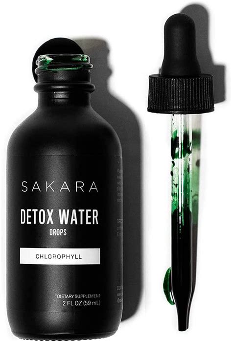 SAKARA Detox Water Chlorophyll Drops 2 X 2 fl oz Bottles - New …