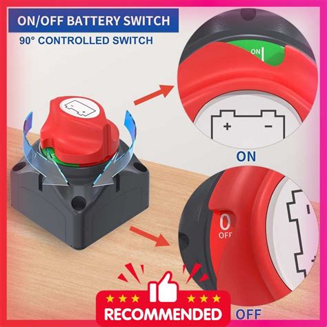 Saklar Baterai Aki Boat RV Battery Switch 2 Position 300A - balustradellc