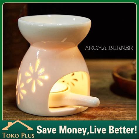 Sale Tungku Bakar Lilin Aromaterapi Essential Oil Keramik Porcelen ... - muktibox.com