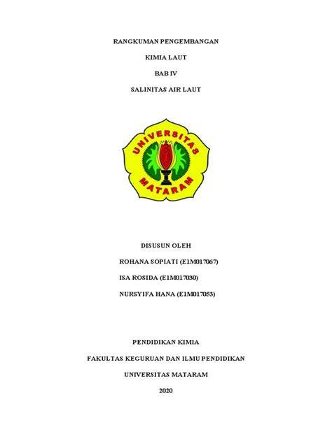 Salinitas Air Laut dan Pengaruhnya | PDF - Scribd - raincitystudios.com