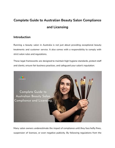 Salon Compliance Guide: The Licensing Know-How … - balustradellc