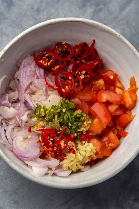 Sambal Dabu Dabu (Indonesian spicy raw sambal from Manado) - balustradellc