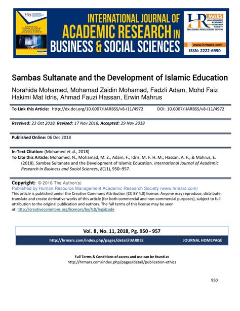 Sambas Sultanate and the Development of Islamic Education - wintechmobiles.com