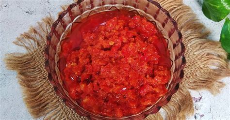 Sambel Cumi Tumpe dengan Bumbu Dasar Merah - balustradellc